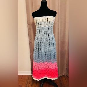 Crochet maxi dress